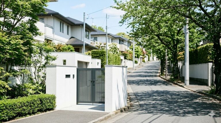 城南エリアの閑静な高級住宅街