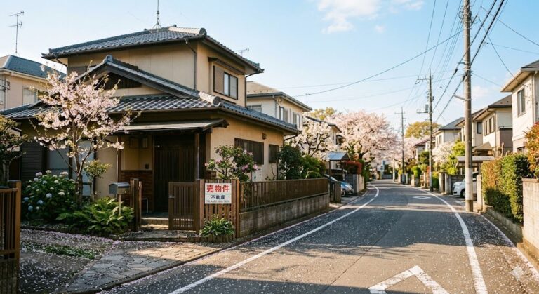 戸建て住宅の売却と不動産鑑定評価のイメージ